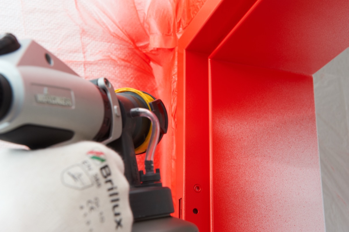 Malermeister Goldberg bei der Arbeit